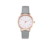 WRISTOLOGY 29 Styles Mini Numbers Watch Leather Band,Interchangeable Genuine Leather Strap,Easy to Read Petite Small Size Analog Nurse Watch with Second Hand for Women, Men, Nurses,Grey, Olivia Mini