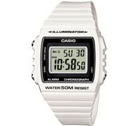 Wristwatch CASIO ILLUMINATOR W-215H-7AVDF Silicone White Chrono Alarm