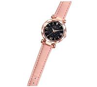 Wristwatch with Secondhand for Nurses Belt with Roman Point Little Women's Watch (Pink, One Size)