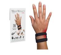 WristWidget® Black Adjustable Wrist Brace for TFCC Tears, One Size fits most. For Left and Right Wrists, Support for Weight Bearing Strain, Exercise