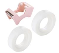 Writable Invisable Tape with Tape Dispenser for Scrapbooking Packaging 2Pieces Invisable Adhesive with Cutter Cutter Replacement