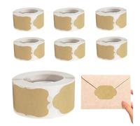 Writable Stickers | Adhesive Paper Decal | Name Labels Stickers Rolls - for Homes Businesses Offices Shelves Bread Bags Boxes Greetings Cards Handicrafts Walls Journals Bottles Food Jars