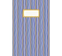 Write and Draw Notebook: 6x9 Split Page Journal with Wavy Abstract Design for Sketching and Writing: Half Blank Half Lined Pages on Every Page for Creative Thinking, Notes, and Visual Ideas