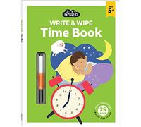 Write and Wipe Time Book | Junior Explorers | Wipe Clean Learning Books | Learn to Tell the Time Book | Ages 4 to 6 Years | First Time Telling Book
