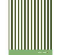 Write It Down - Minimalist Lined Journal Notebook, Aesthetic Striped Cover, 8x10, 200 Pages: Perfect for journaling, note-taking, daily writing, and creative ideas