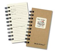 Write it Down Series by Journals Unlimited, Guided Journal, Books I've Read, A Reader's Journal, Mini-Size 3”x5.5”, Kraft Hard Cover, Made in USA