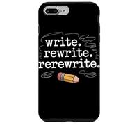 Write Rewrite Rerewrite Pencil Motivation Case for iPhone 7 Plus/8 Plus