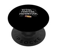 Write Rewrite Rerewrite Pencil Motivation PopSockets Adhesive PopGrip