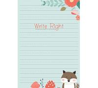 Write Right: A4 Handwriting Workbook for Kids and Adults: Perfect Your Penmanship with Three-Line Practice - 100 Pages of Engaging Exercises