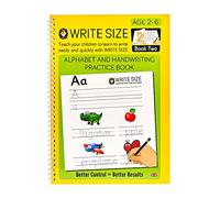 Write Size Alphabet and Handwriting Practice Pad Book 2 - (Age 2-6 Year) - Created to Help Children Learn to Write.