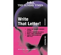Write That Letter ! (Creating Success series, 145)