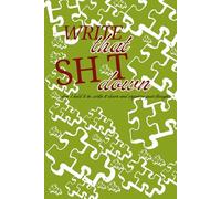 Write that shit down: Green Puzzle blank Lined Notebook