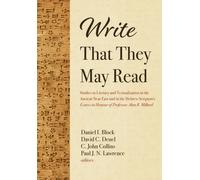 Write That They May Read