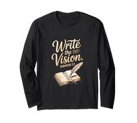 Write The Vision Quill Bible Verse Habakkuk Long Sleeve T-Shirt