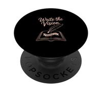 Write The Vision Quill Bible Verse Habakkuk PopSockets Adhesive PopGrip