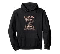 Write The Vision Quill Bible Verse Habakkuk Pullover Hoodie