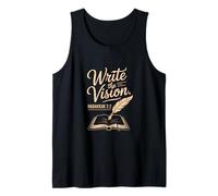 Write The Vision Quill Bible Verse Habakkuk Tank Top