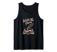 Write The Vision Quill Bible Verse Habakkuk Tank Top