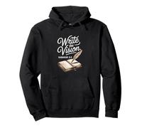 Write Vision Religious Verse Bible Journaling Pullover Hoodie