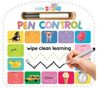 Write & Wipe Pen Control - Children's Novelty Learning Board Book - Wipe Clean - Educational