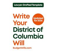 Write Your District of Columbia Will