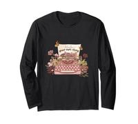 Write Your Own Stories Floral Typewriter Writer Author Long Sleeve T-Shirt