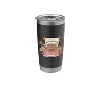 Write Your Own Stories Floral Typewriter Writer Author Stainless Steel Insulated Tumbler
