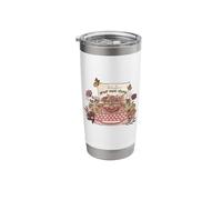Write Your Own Stories Floral Typewriter Writer Author Stainless Steel Insulated Tumbler