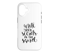 Write Your Secrets In The Sand Summer Nature Case for iPhone 16