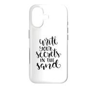Write Your Secrets In The Sand Summer Nature Case for iPhone 17