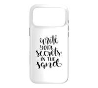 Write Your Secrets In The Sand Summer Nature Case for iPhone 17 Pro Max