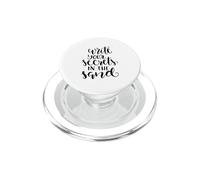Write Your Secrets In The Sand Summer Nature PopSockets PopGrip for MagSafe