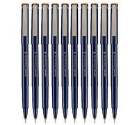 Write05 Fineliner Pens, ORANGE, 0.5m Ultra Fine Tip, Pack of 10, Precise Writing, Write Sign Draw Colour Pens, School Office Home Use, iZOFAX