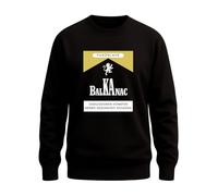 WriteFusion Balkan Humour Statement Design - Discussions Could Harm Your Health Jumper, Black, 3XL