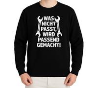 WriteFusion What Does Not Fit Is Made To Fit Funny Craftsman Design With Wrenches Jumper, black, L