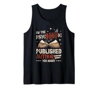 Writer Art For Men Women Novel Writing Poet Published Author Tank Top