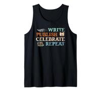 Writer Art For Men Women Novel Writing Poet Published Author Tank Top
