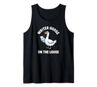 Writer Goose On The Loose Literature Author Book Lover Poet Tank Top
