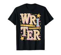 Writer Heart Word Cloud Writing Lover Author Poet T-Shirt