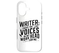 Writer: I Make Voices in My Head Work for Me Funny Inspiring Case for iPhone 17