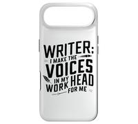 Writer: I Make Voices in My Head Work for Me Funny Inspiring Case for iPhone Air