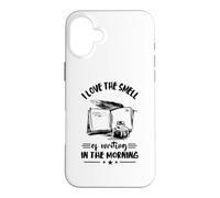 Writer Novel I Love The Smell Writing Typewriter Book Lover Case for iPhone 16 Plus