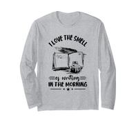 Writer Novel I Love The Smell Writing Typewriter Book Lover Long Sleeve T-Shirt