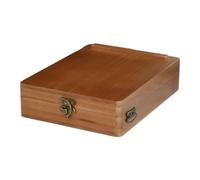 Writers Messenger Wood Box, Box Writers Box,Retro Portable Art Creative Container | Art Supply Organizer, Wood Postmer Bags Container for Glasses, Scissors, brown, Consulte la descripción, See