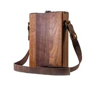 Writers Messenger Wood Box,Wooden Messenger Bag,Artist Tool Bag,Portable Postman Bag,Painting Brush Tool Storage Box for Outdoor