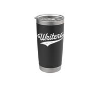 Writers - Retro Collegiate Nostalgic Sports University Style Stainless Steel Insulated Tumbler