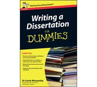 Writing a Dissertation For Dummies, UK Edition