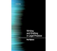 Writing and Drafting in Legal Practice