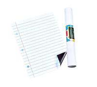 Writing Board Sheet, 22 X 28 Inch Wipe Clean Lined Board with Red Margin, 2 Pack for Homeschool Lessons and Daily Planning Large Ruled Teaching Handwriting Practice