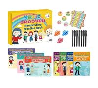 Writing Books For Kids, Handwriting Practice Book, Reusable Activity Book, | Ages 3 And Up Learning, For Hobby Kindergarten Preschool Homeschool Boys Girls Family Time Reading